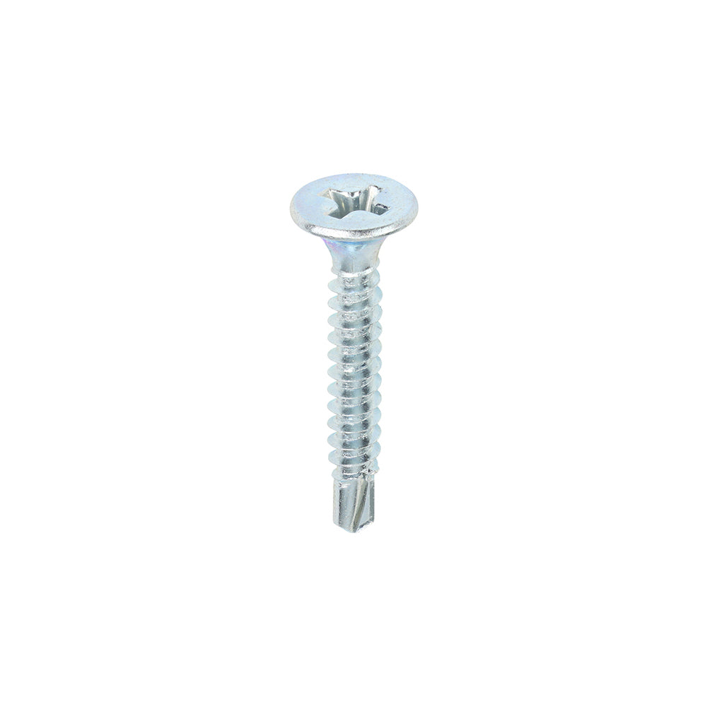 TIMCO Drywall Self-Drilling Bugle Head Silver Screws - 3.5 x 25 - Image