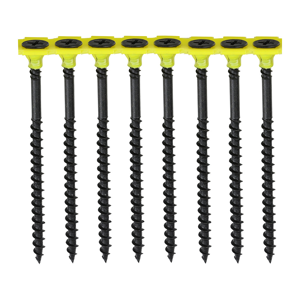 TIMCO Collated Drywall Coarse Thread Bugle Head Black Screws - 3.5 x 38 - Image