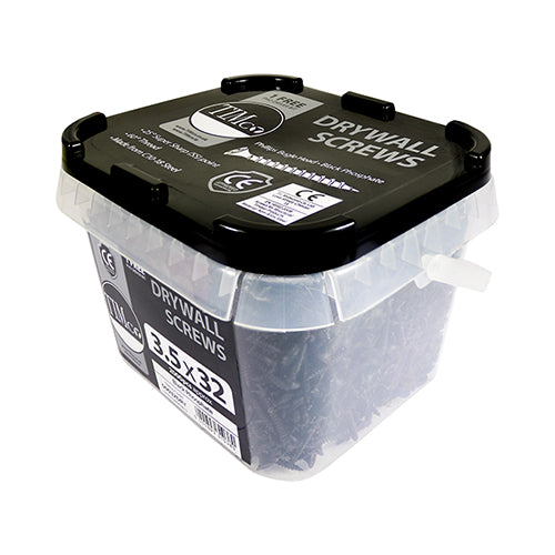 TIMCO Drywall Coarse Thread Bugle Head Black Screws - 3.5 x 38 - Image