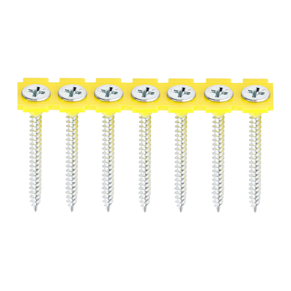 TIMCO Collated Drywall Fine Thread Bugle Head Silver Screws - 3.5 x 42 - Image