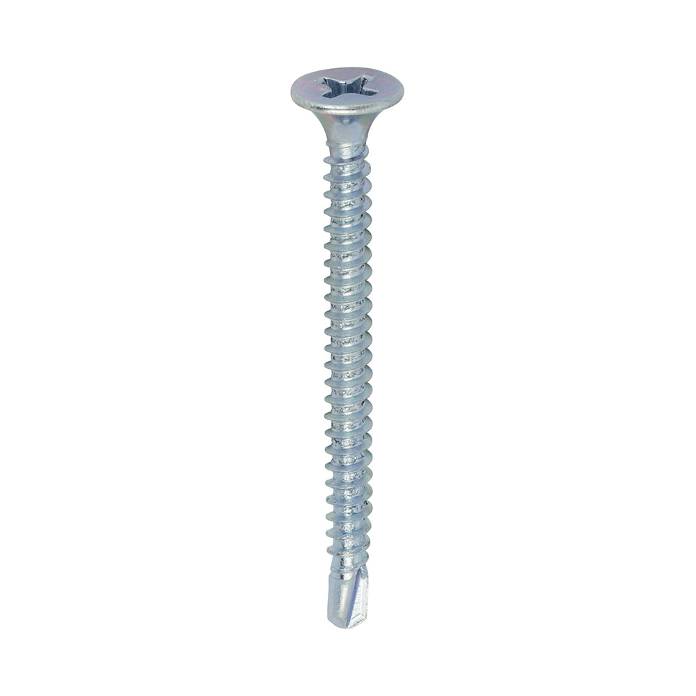 TIMCO Drywall Self-Drilling Bugle Head Silver Screws - 3.5 x 42 - Image