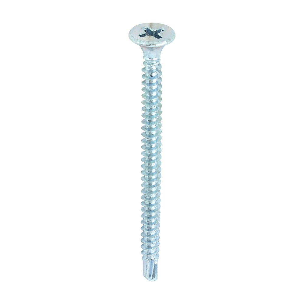 TIMCO Drywall Self-Drilling Bugle Head Silver Screws - 3.5 x 50 - Image
