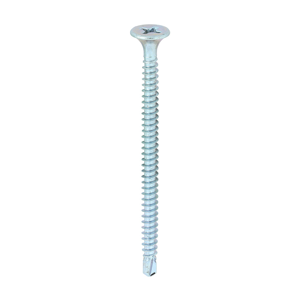 TIMCO Drywall Self-Drilling Bugle Head Silver Screws - 3.5 x 55 - Image