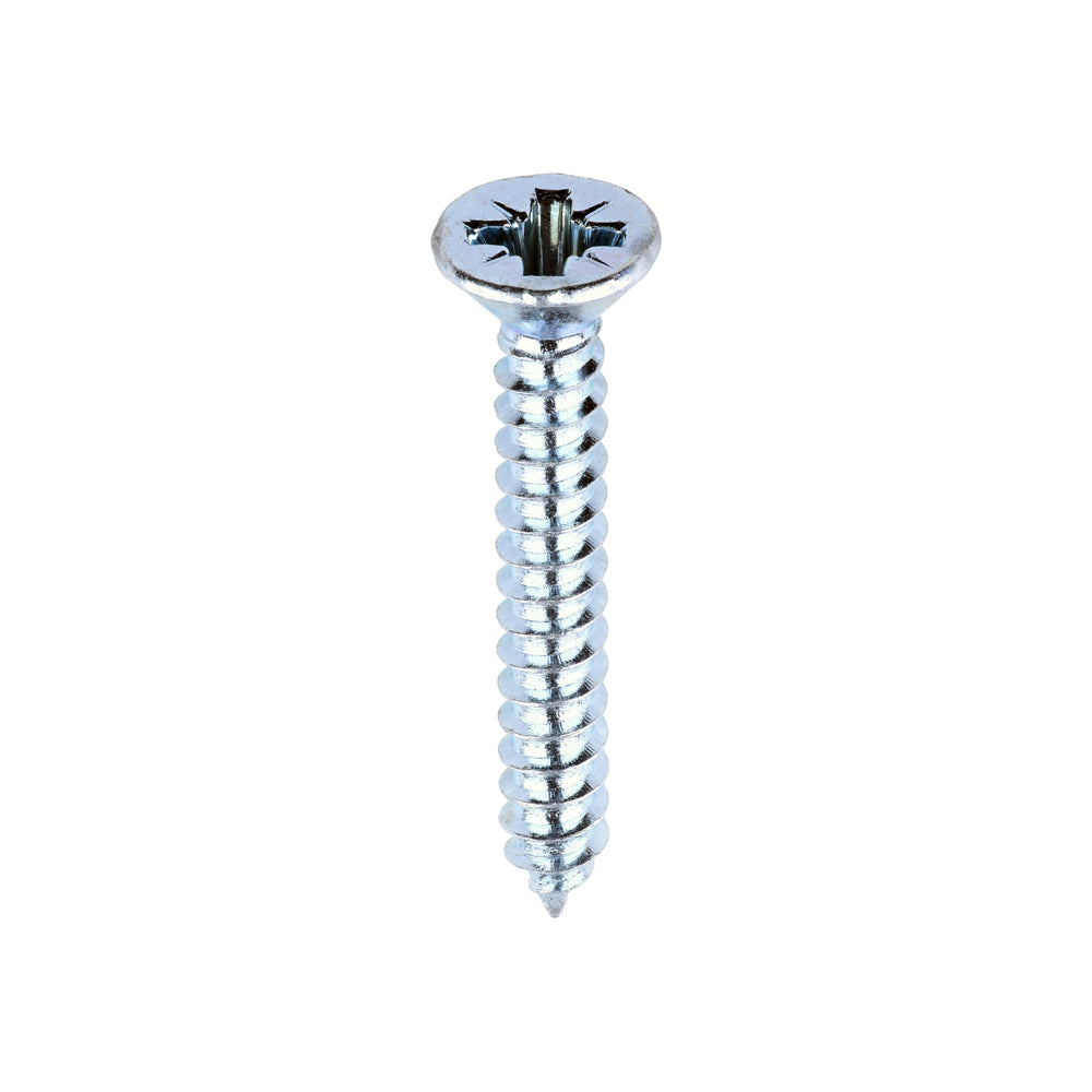 TIMCO Self-Tapping Countersunk Silver Screws - 6 x 1 - Image