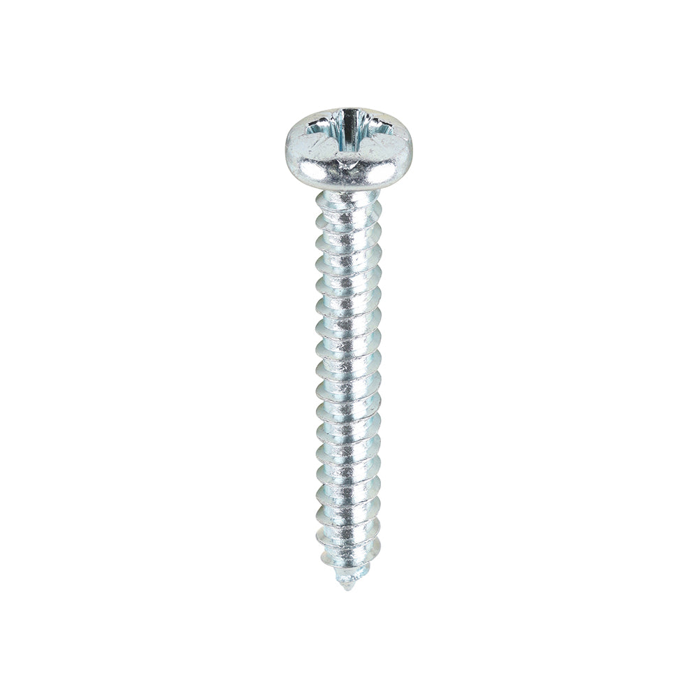 TIMCO Self-Tapping Pan Head Silver Screws - 6 x 1 - Image