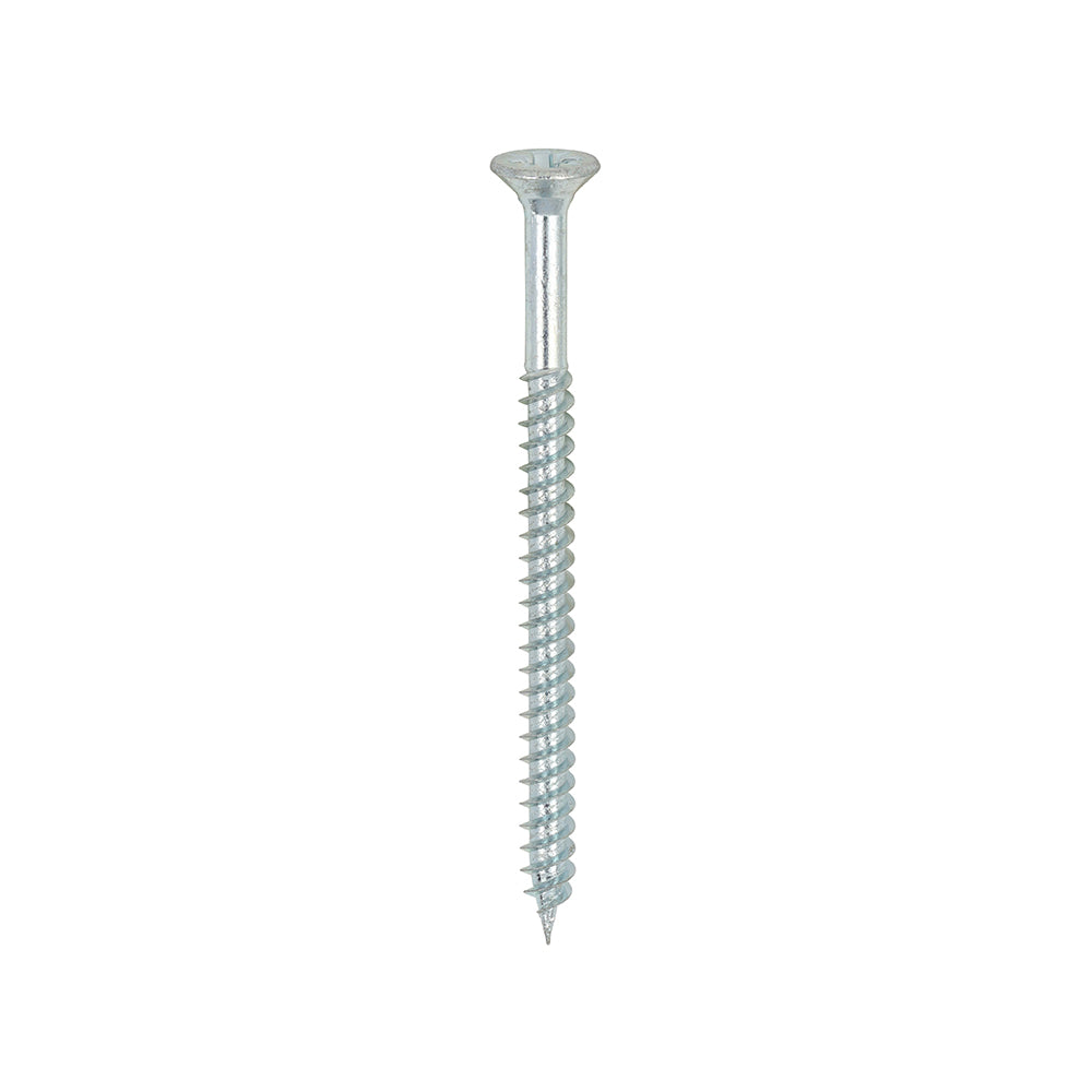 TIMCO Twin-Threaded Countersunk Silver Woodscrews - 6 x 2 - Image