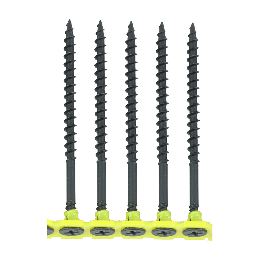 TIMCO Collated Drywall Coarse Thread Bugle Head Black Screws - 4.2 x 75 - Image