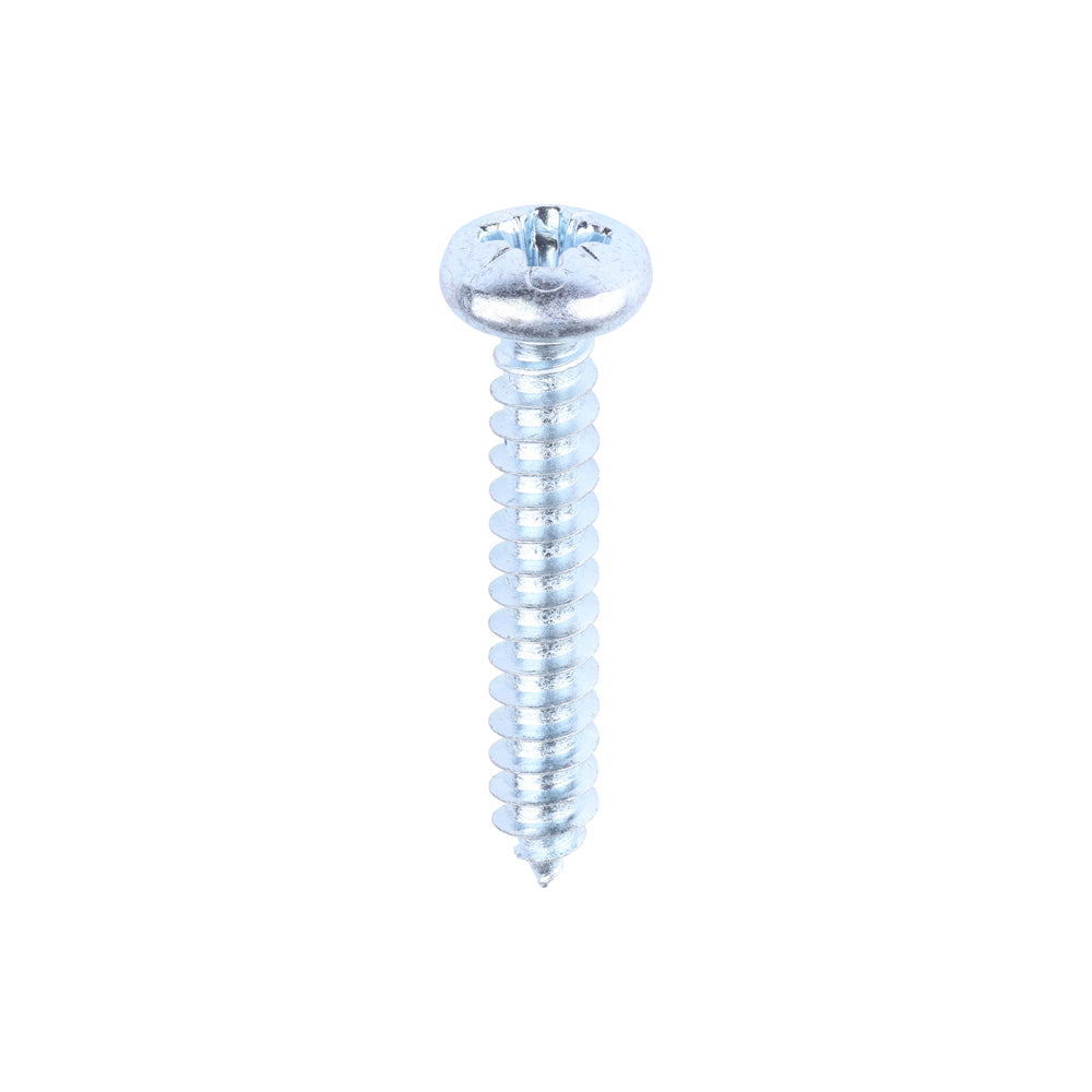 TIMCO Self-Tapping Pan Head Silver Screws - 8 x 1 - Image