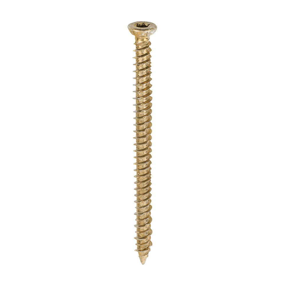 TIMCO Concrete Screws Flat Countersunk Gold - 7.5 x 100 - Image