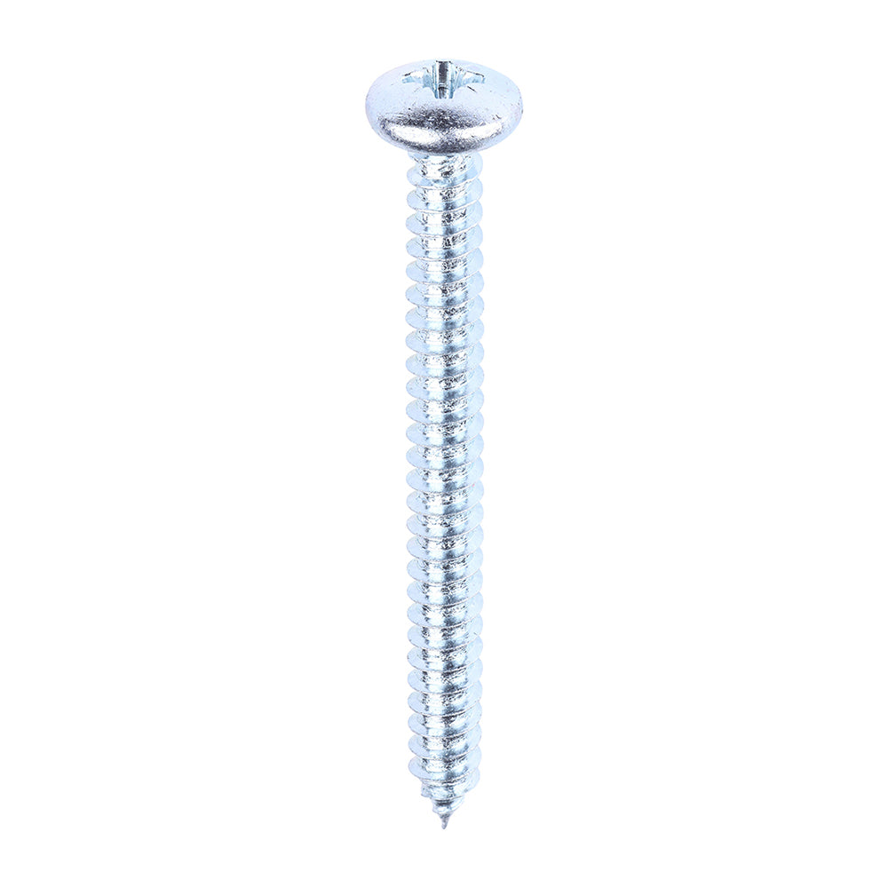 TIMCO Self-Tapping Pan Head Silver Screws - 10 x 2 - Image