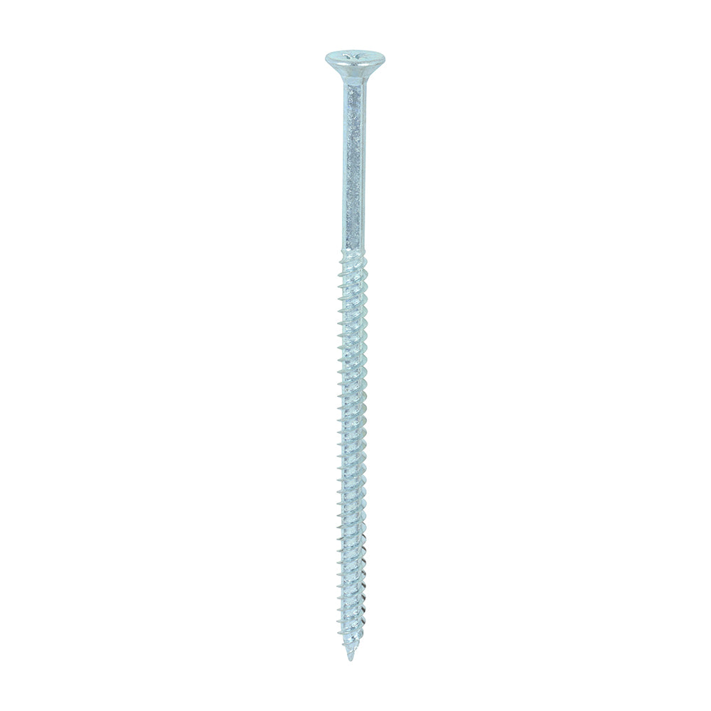 TIMCO Twin-Threaded Countersunk Silver Woodscrews - 10 x 4 - Image