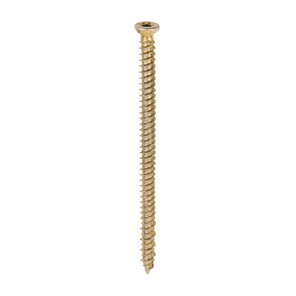 TIMCO Concrete Screws Flat Countersunk Gold - 7.5 x 120 - Image