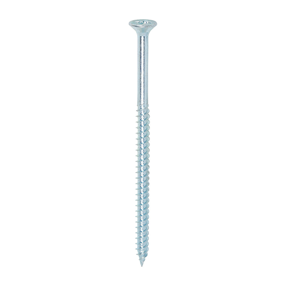 TIMCO Twin-Threaded Countersunk Silver Woodscrews - 12 x 4 - Image