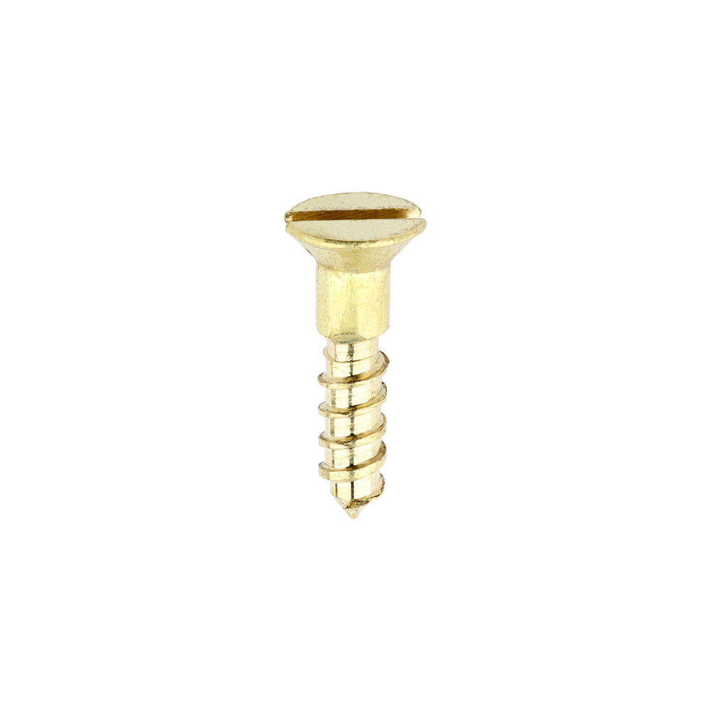 TIMCO Solid Brass Countersunk Woodscrews - 2 x 3/8 - Image