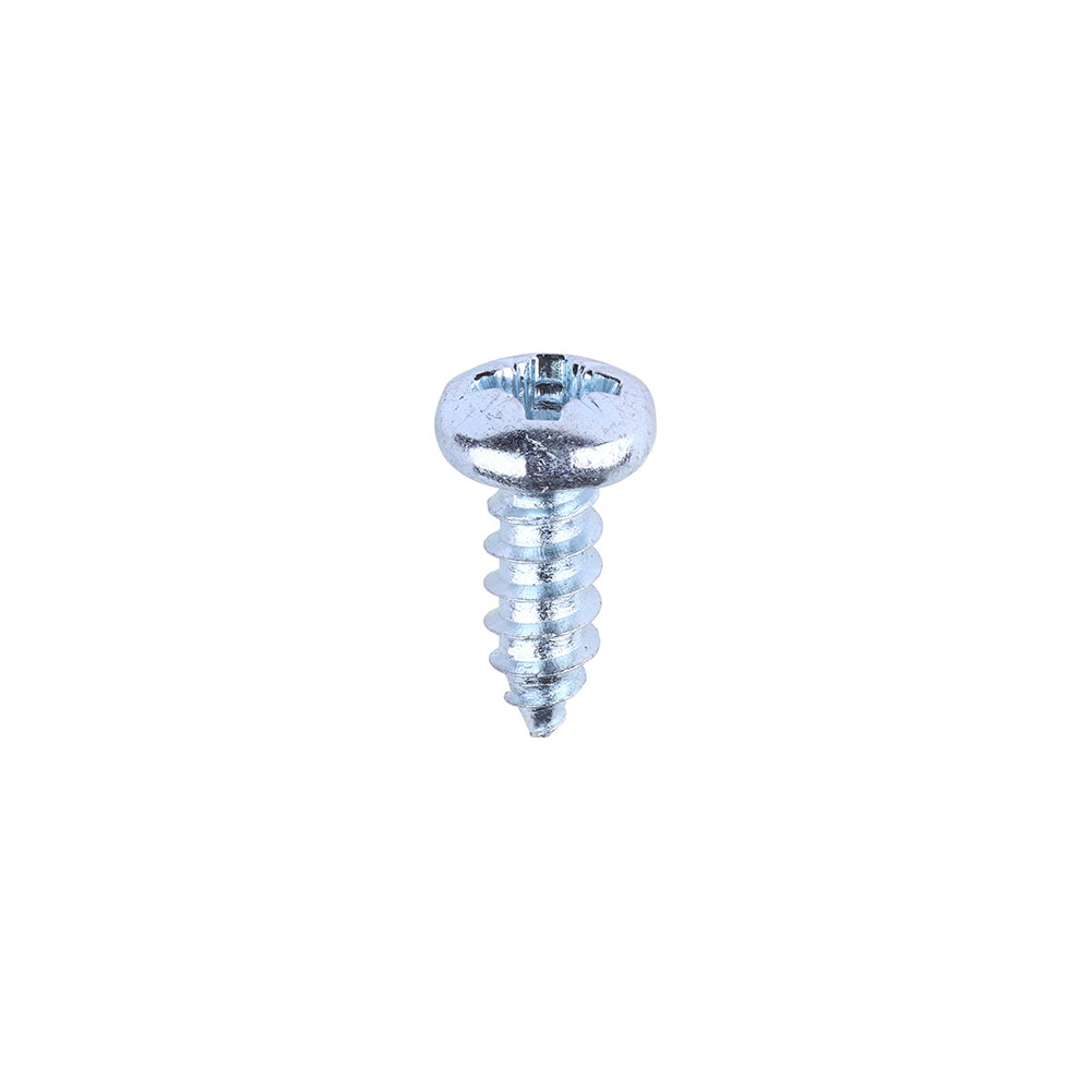 TIMCO Self-Tapping Pan Head Silver Screws - 6 x 3/8 - Image