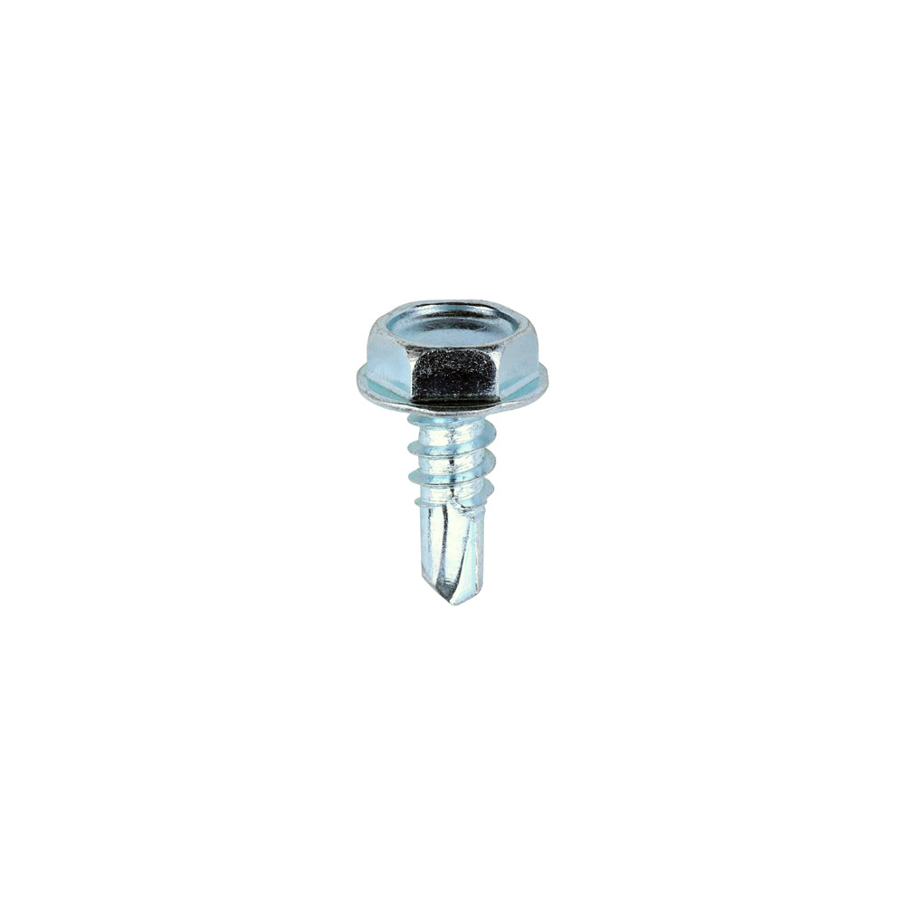 TIMCO Self-Drilling Light Section Silver Screws - 10 x 1/2 - Image