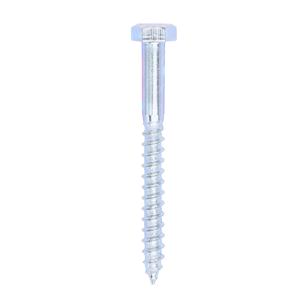 TIMCO Coach Screws Hex Head Silver - 6.0 x 60 - Image