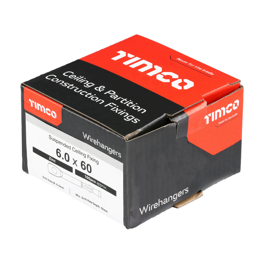 TIMCO Wirehangers Silver - 6.0 x 60 - Image