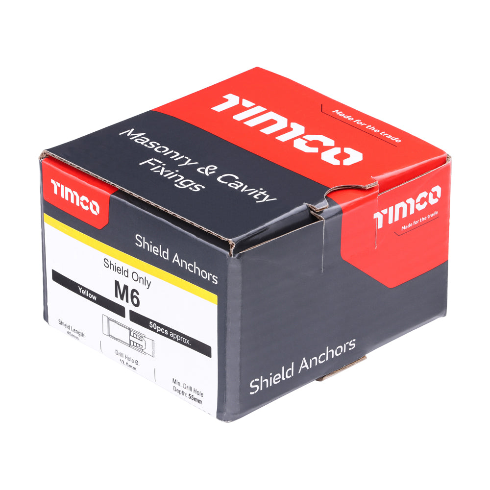 TIMCO Shield Anchors Shield Only Gold - M6 - Image