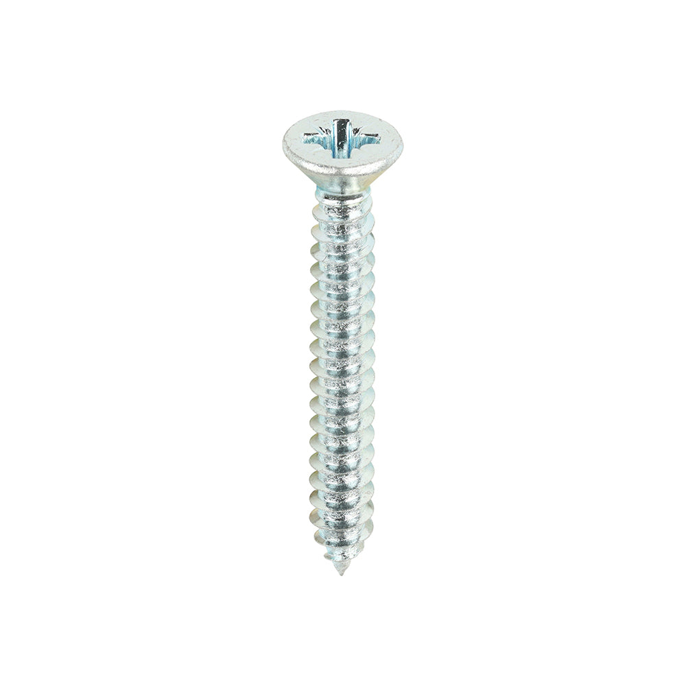 TIMCO Self-Tapping Countersunk Silver Screws - 8 x 1 1/4 - Image