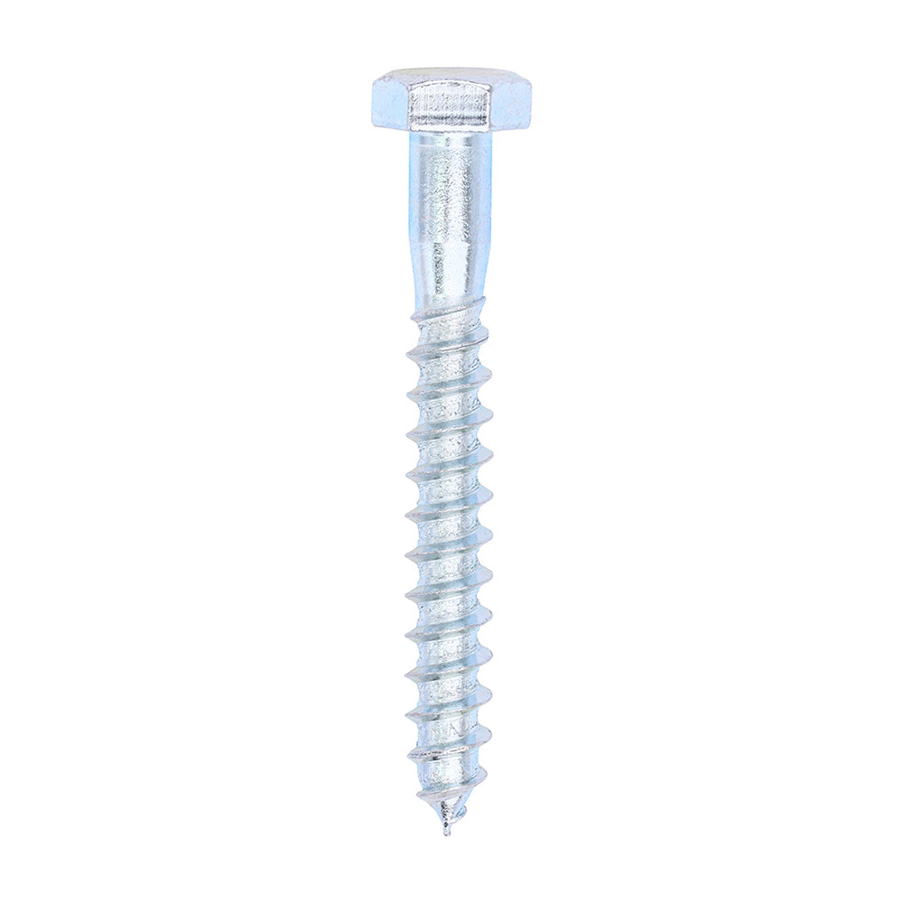TIMCO Coach Screws Hex Head Silver - 8.0 x 65 - Image