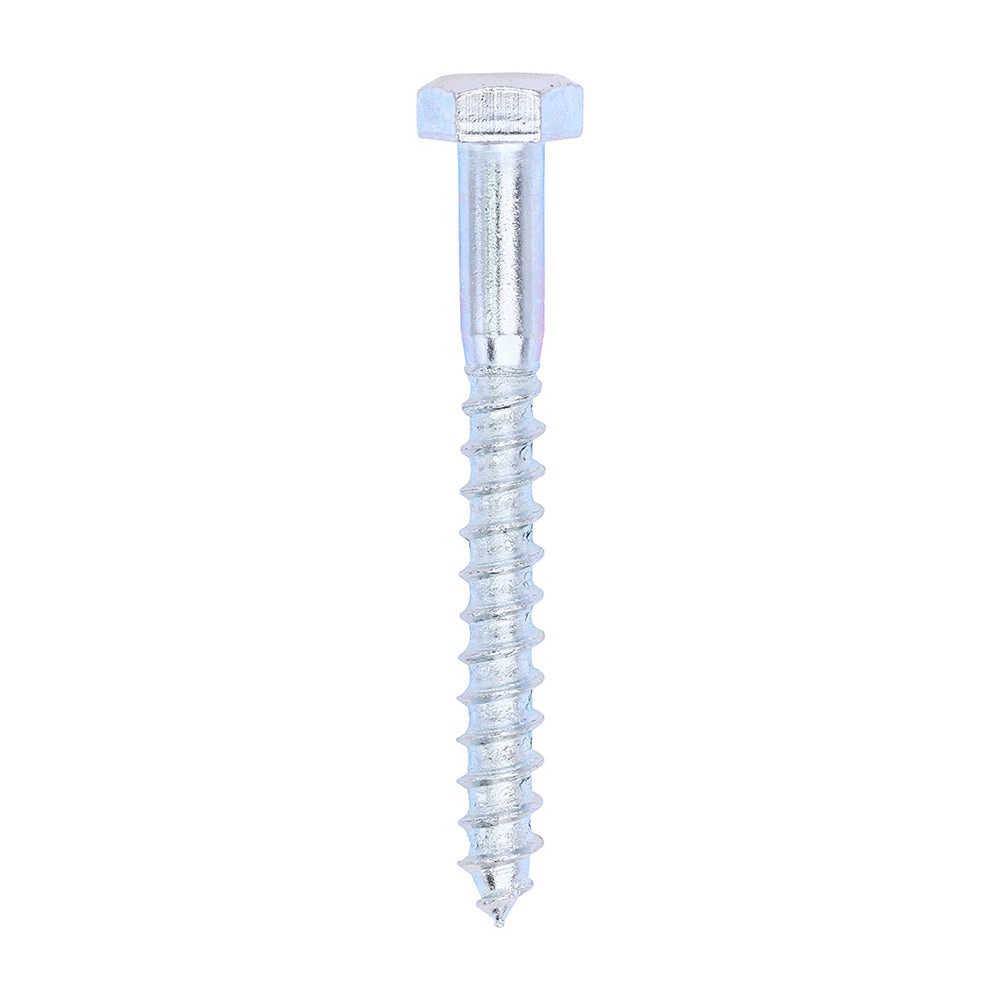 TIMCO Coach Screws Hex Head Silver - 8.0 x 70 - Image