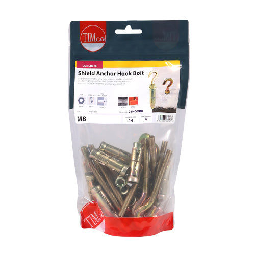 TIMCO Forged Hooks With Sheil Anchors Gold - M8 - Image