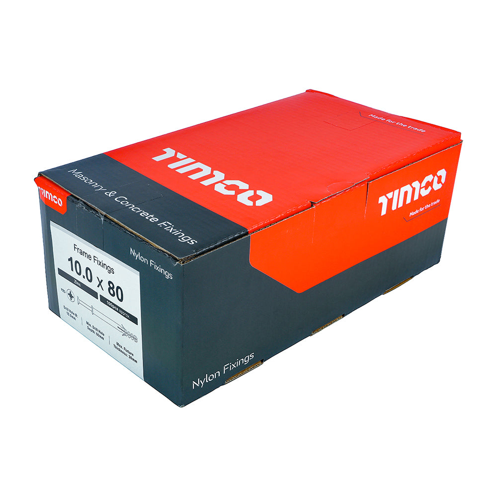 TIMCO Nylon Frame Fixings - 10.0 x 80 - Image