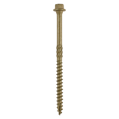 TIMCO Timber Screws Hex Flange Head Exterior Green - 6.7 x 100 - Image
