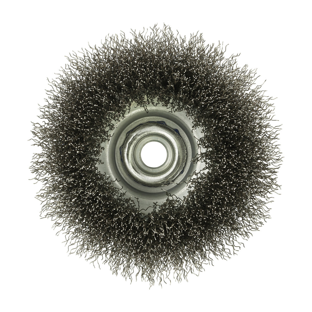 TIMCO Angle Grinder Cup Brush Crimped Stainless Steel - 100mm - Image