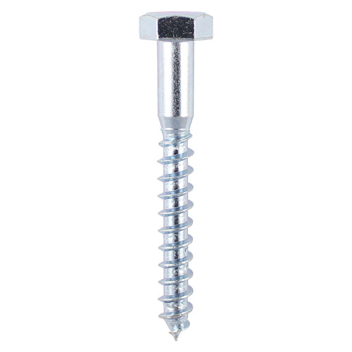 TIMCO Coach Screws Hex Head Silver - 10.0 x 100 - Image