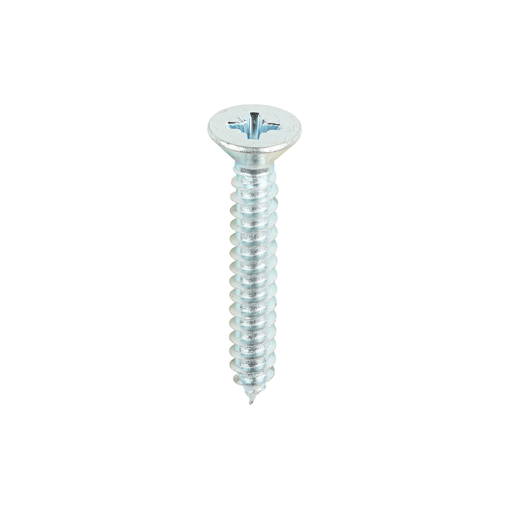 TIMCO Self-Tapping Countersunk Silver Screws - 10 x 1 1/4 - Image