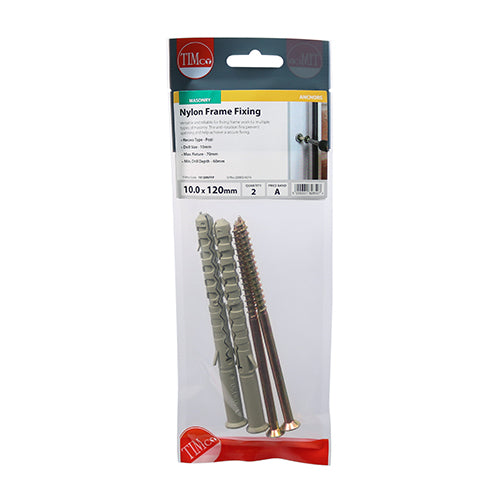 TIMCO Nylon Frame Fixings - 10.0 x 120 - Image