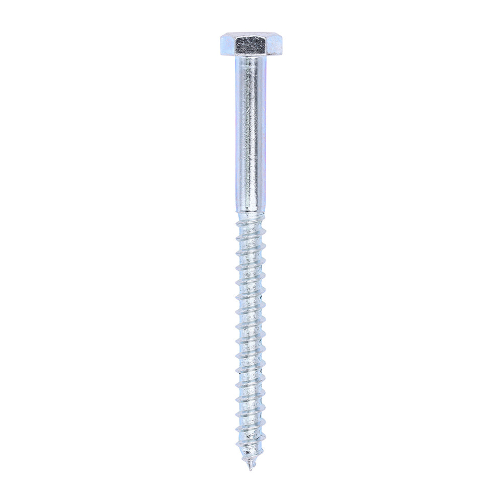 TIMCO Coach Screws Hex Head Silver - 10.0 x 130 - Image