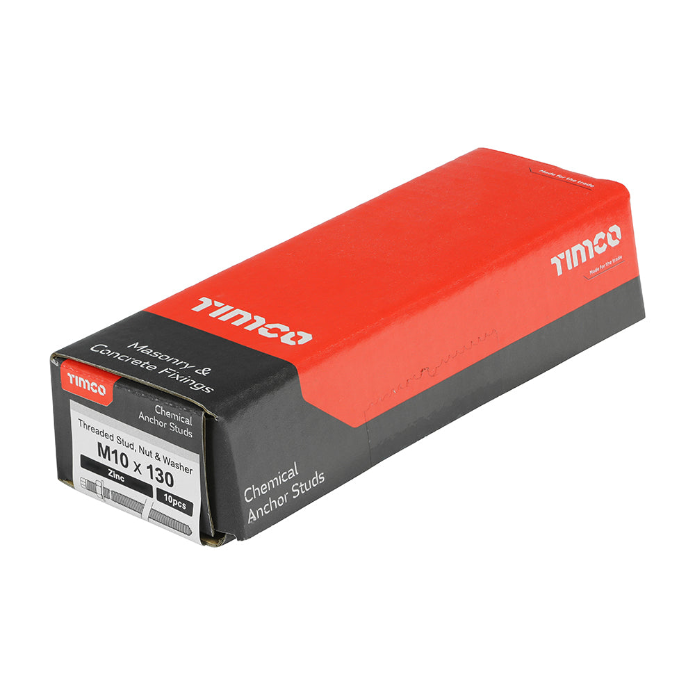TIMCO Chemical Anchor Studs Silver - M10 x 130 - Image