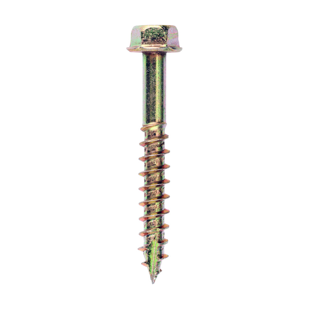 TIMCO Solo Advanced Hex Head Gold Coach Woodscrews - 10.0 x 70 - Image