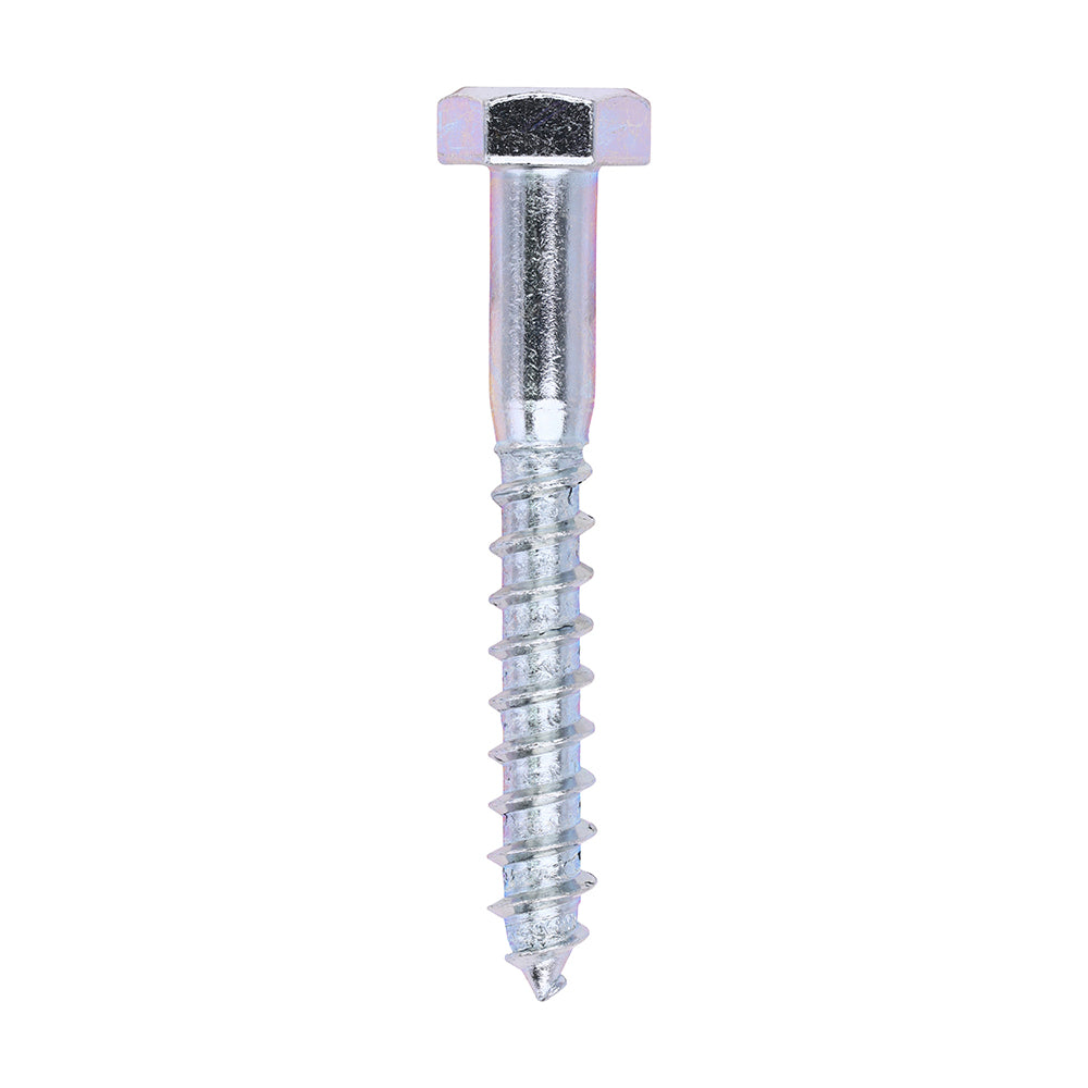 TIMCO Coach Screws Hex Head Silver - 10.0 x 75 - Image