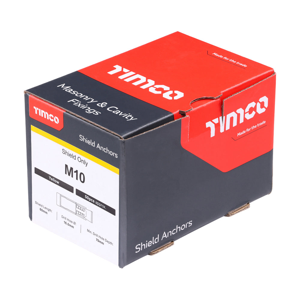 TIMCO Shield Anchors Shield Only Gold - M10 - Image