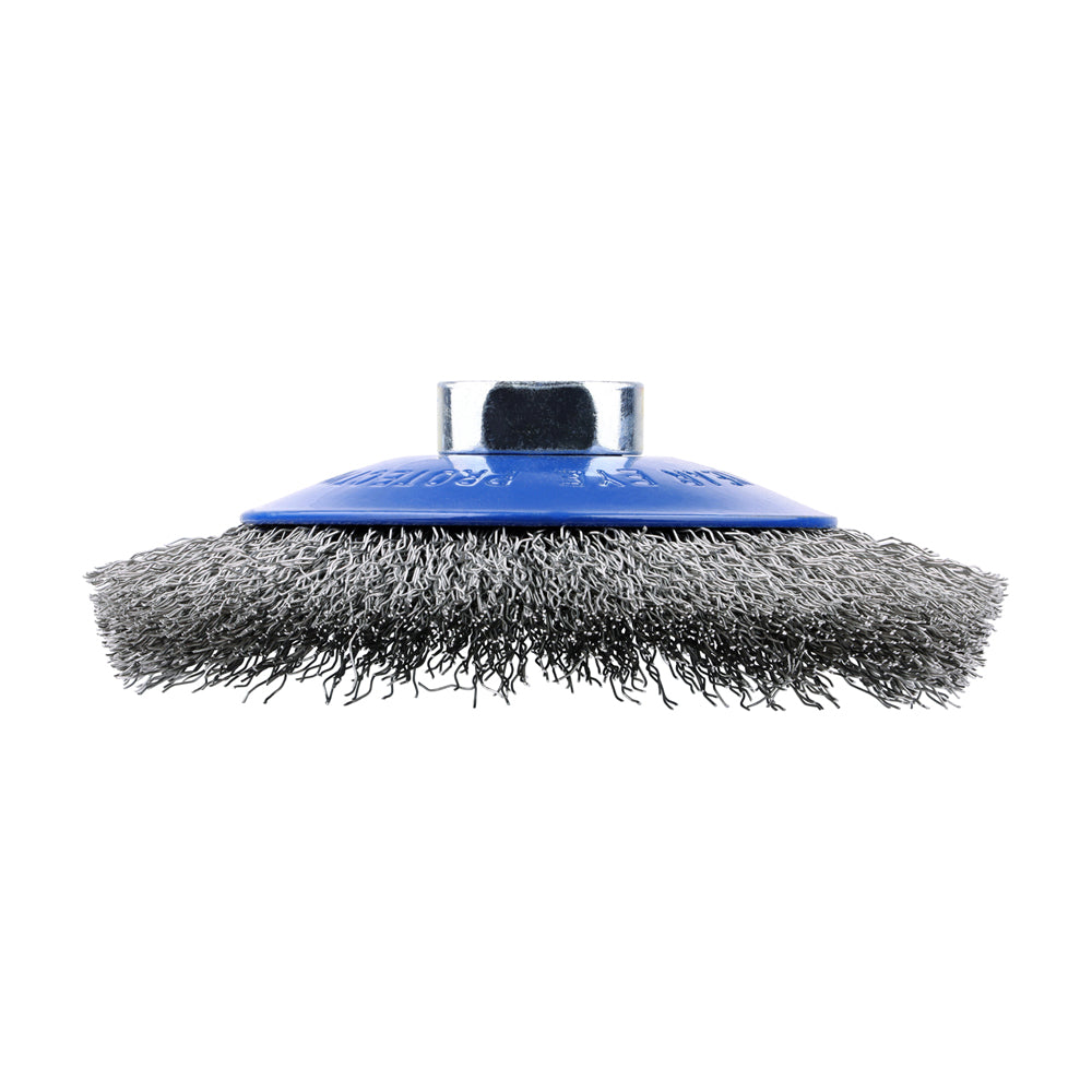 TIMCO Angle Grinder Bevel Brush Crimped Stainless Steel - 115mm - Image