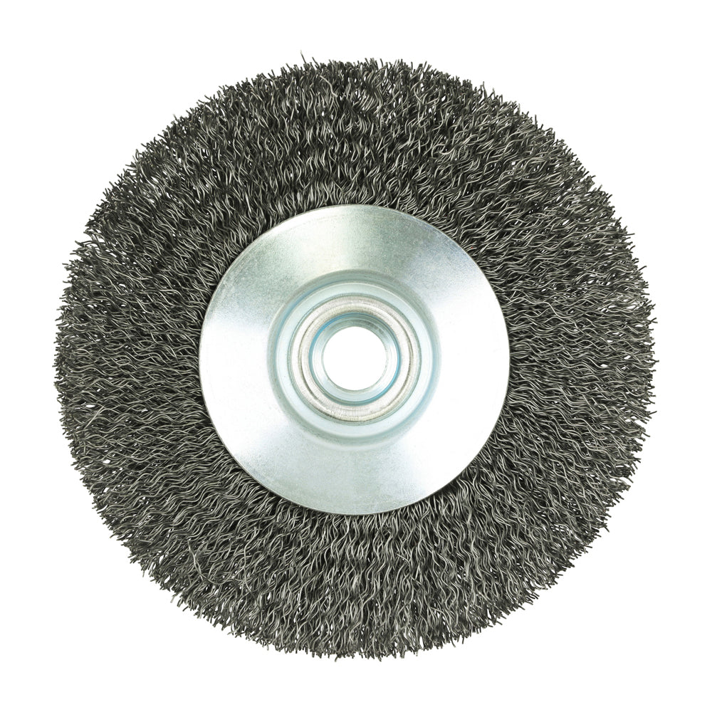 TIMCO Angle Grinder Bevel Brush Crimped Steel Wire - 115mm - Image
