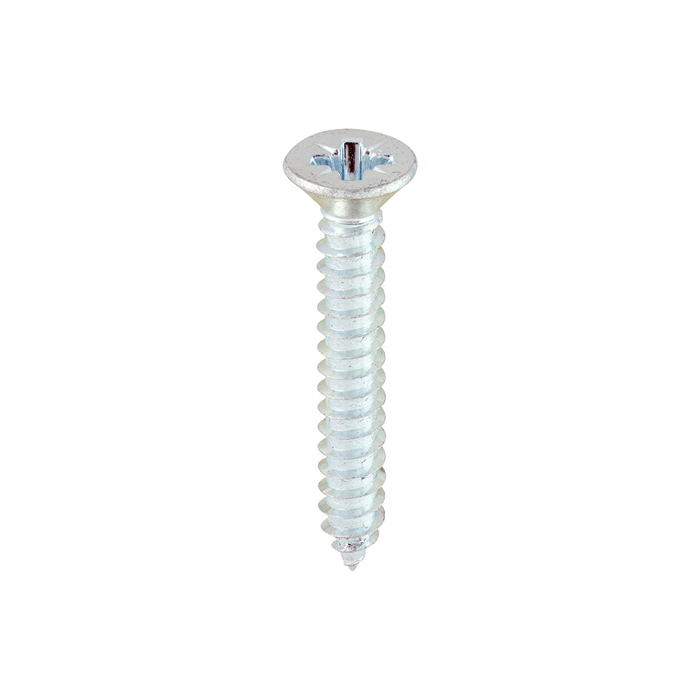 TIMCO Self-Tapping Countersunk Silver Screws - 12 x 1 1/2 - Image