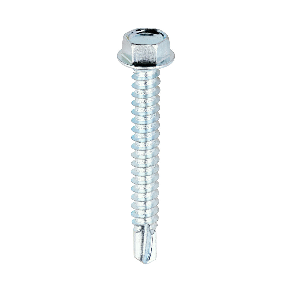 TIMCO Self-Drilling Light Section Silver Screws - 12 x 1 3/4 - Image