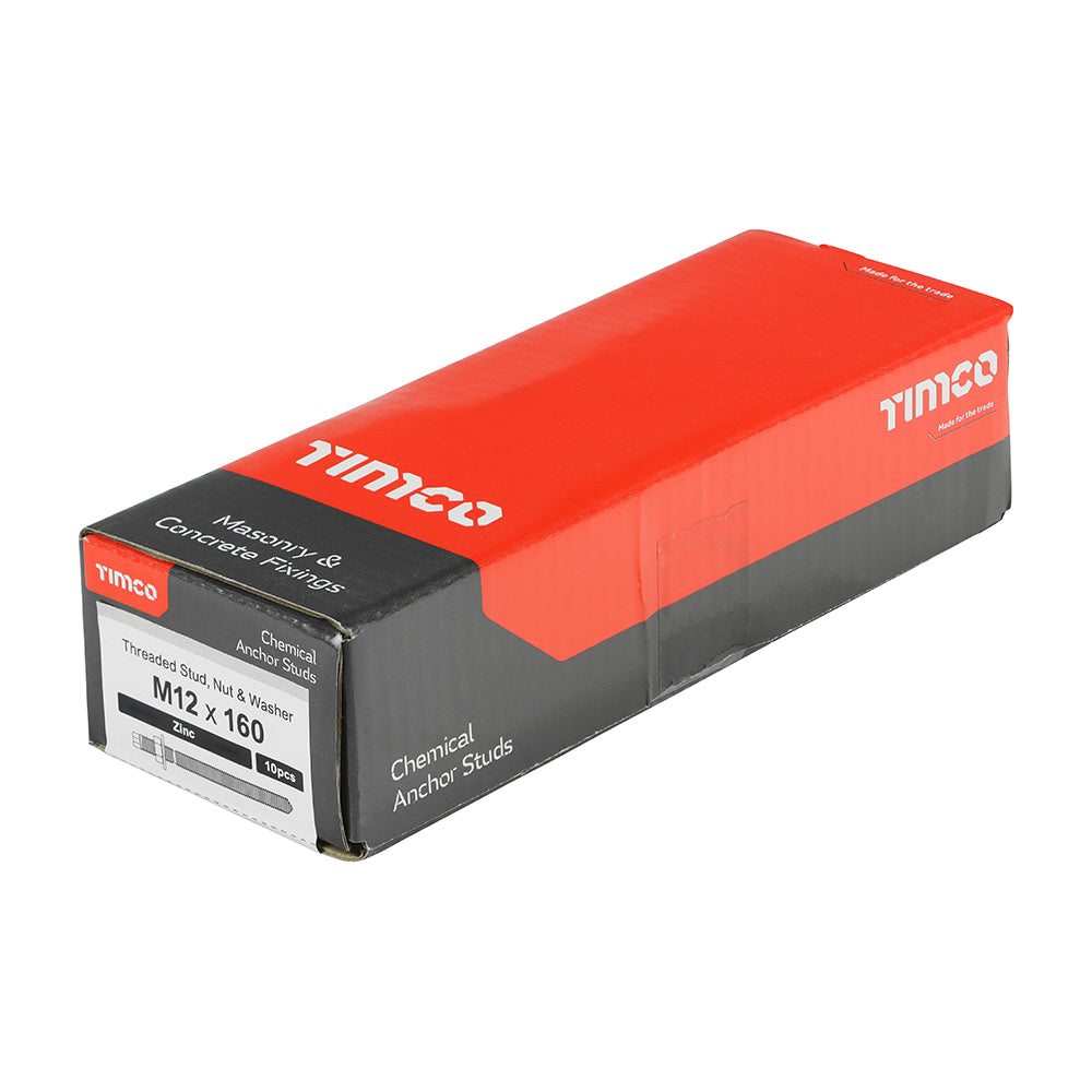 TIMCO Chemical Anchor Studs Silver - M12 x 160 - Image