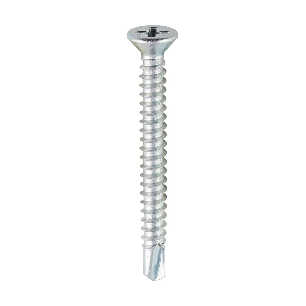TIMCO Window Fabrication Screws Countersunk PH Self-Tapping Self-Drilling Point Zinc - 3.9 x 38 - Image