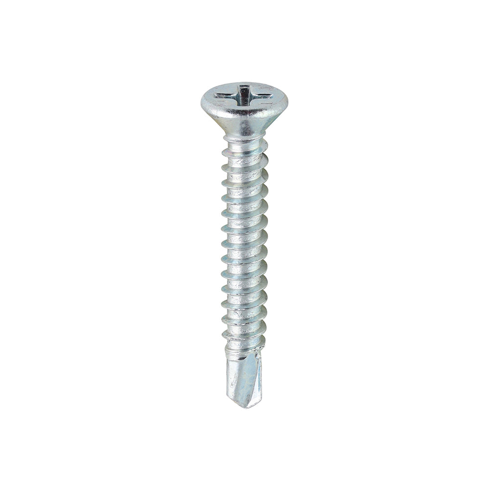 TIMCO Window Fabrication Screws Countersunk PH Self-Tapping Self-Drilling Point Zinc - 3.9 x 29 - Image