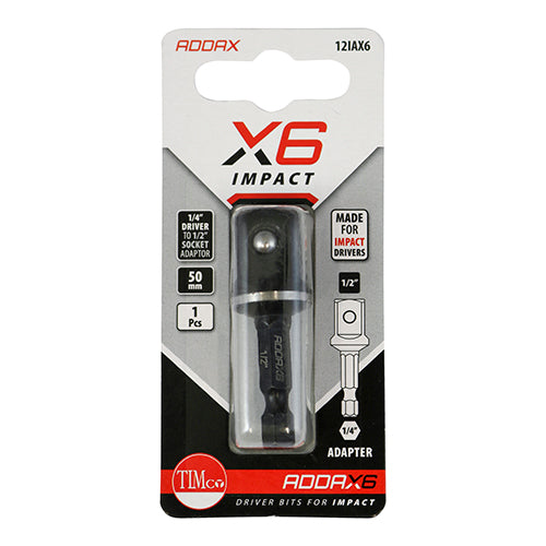 TIMCO X6 Impact Adaptor - 1/2 x 50 - Image