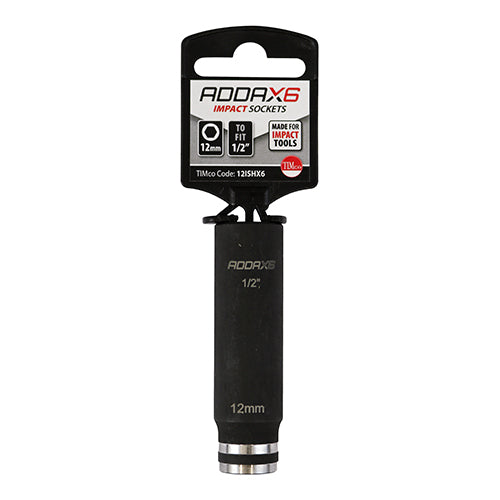 TIMCO X6 Impact Sockets - 12 x 78mm - Image