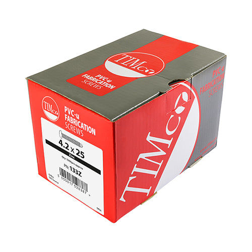 TIMCO Window Fabrication Screws Pan PH Self-Tapping Thread Self-Drilling Point Zinc - 4.2 x 19 - Image