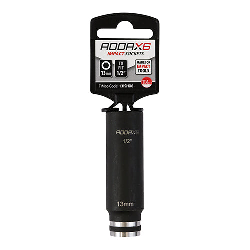 TIMCO X6 Impact Sockets - 13 x 78mm - Image