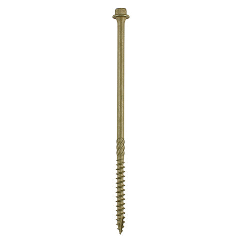 TIMCO Timber Screws Hex Flange Head Exterior Green - 6.7 x 150 - Image